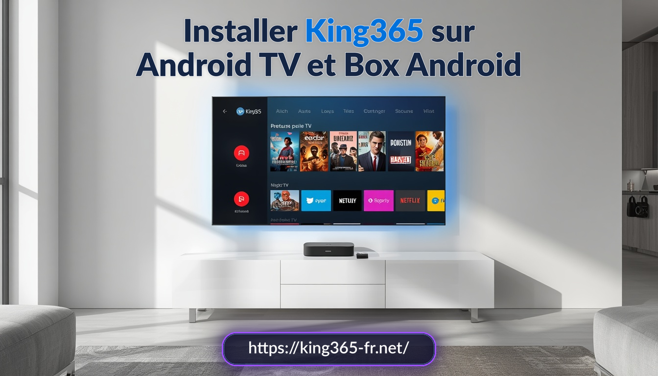 Installation de King365 sur Android TV et box Android