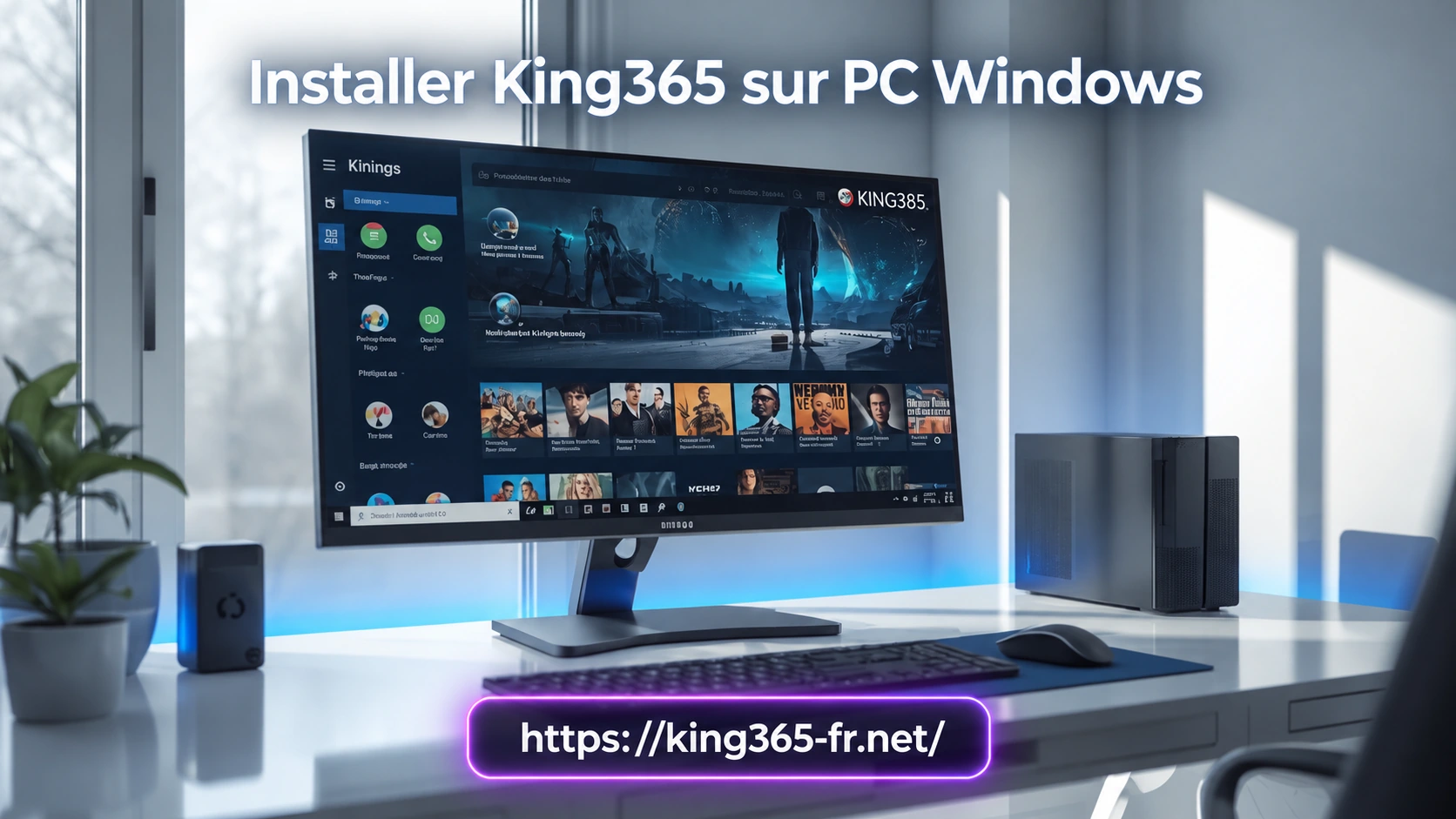 Installation de King365 sur PC Windows